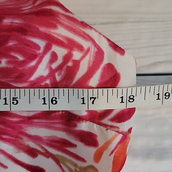Unbranded Floral Sleeveless Dress - Pink and Orange Womens Size M/L - Picture 10 of 12